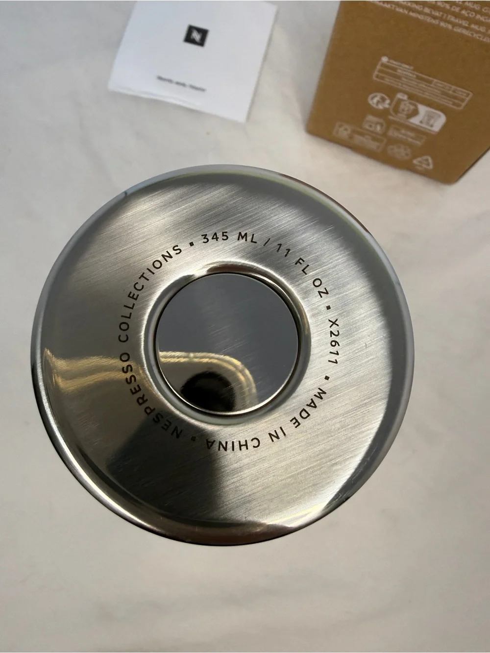 Nespresso Stainless steel travel Tumbler